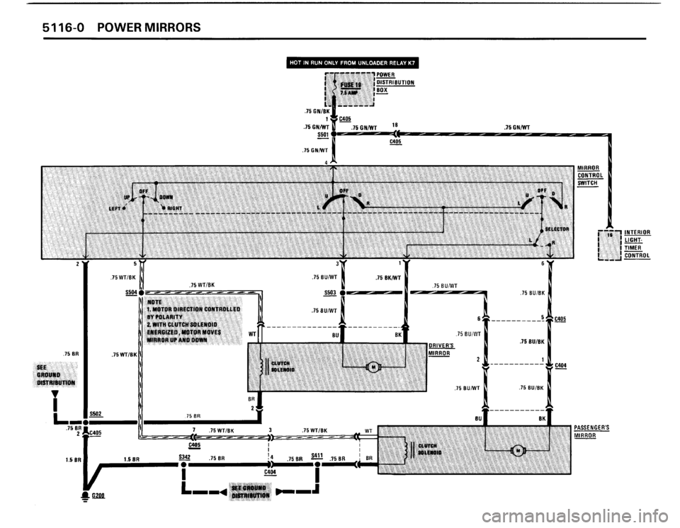 BMW M3 1988 E30 Electrical Troubleshooting Manual 