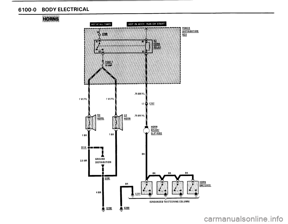 BMW M3 1988 E30 Electrical Troubleshooting Manual 