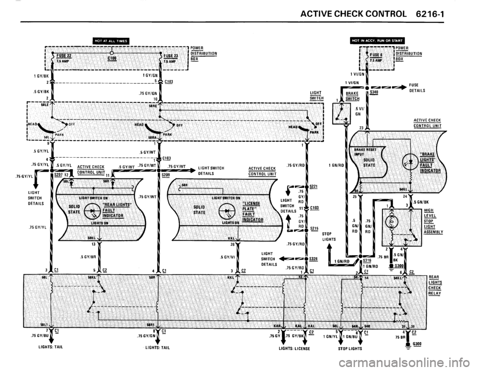 BMW M3 1988 E30 Electrical Troubleshooting Manual 