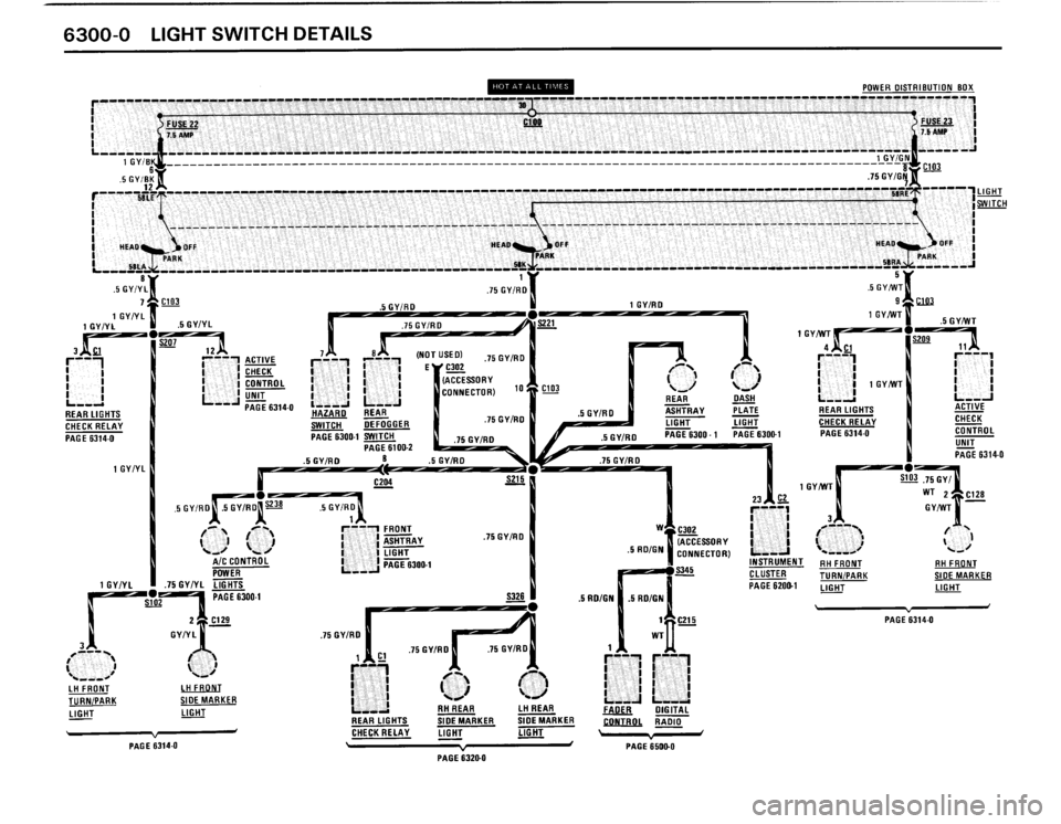 BMW M3 1988 E30 Electrical Troubleshooting Manual 