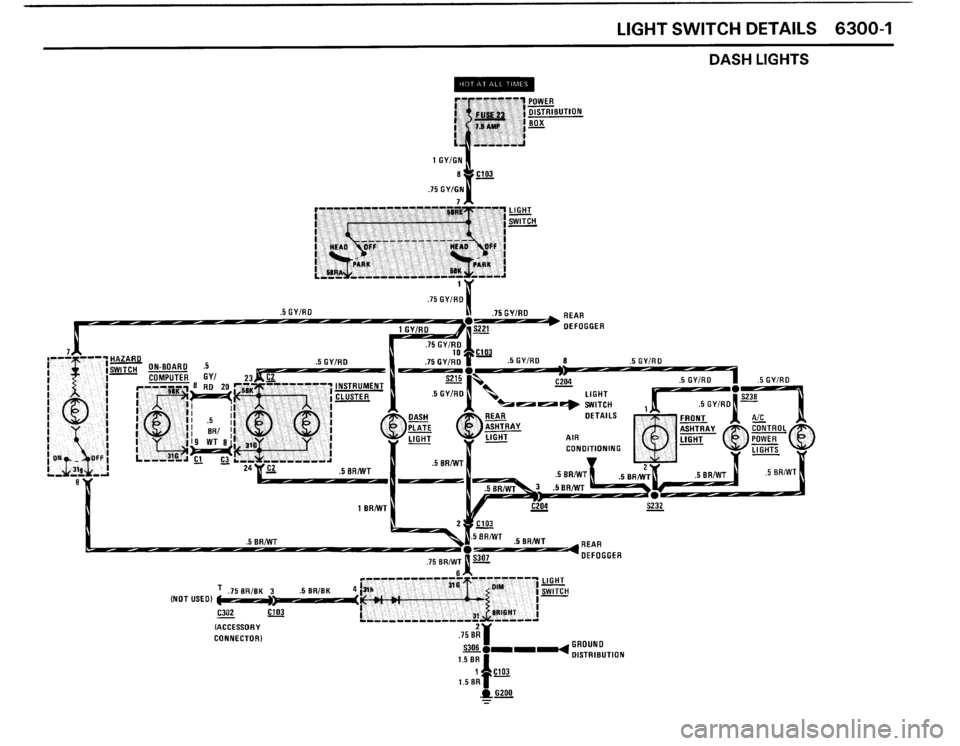 BMW M3 1988 E30 Electrical Troubleshooting Manual 