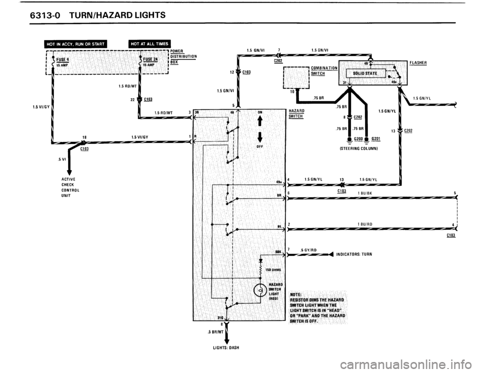 BMW M3 1988 E30 Electrical Troubleshooting Manual 