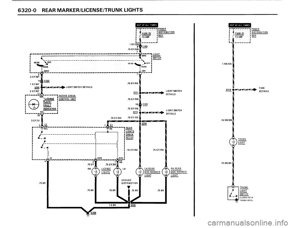 BMW M3 1988 E30 Electrical Troubleshooting Manual 