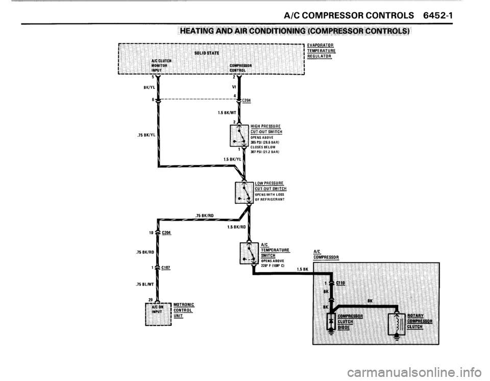 BMW M3 1988 E30 Electrical Troubleshooting Manual 