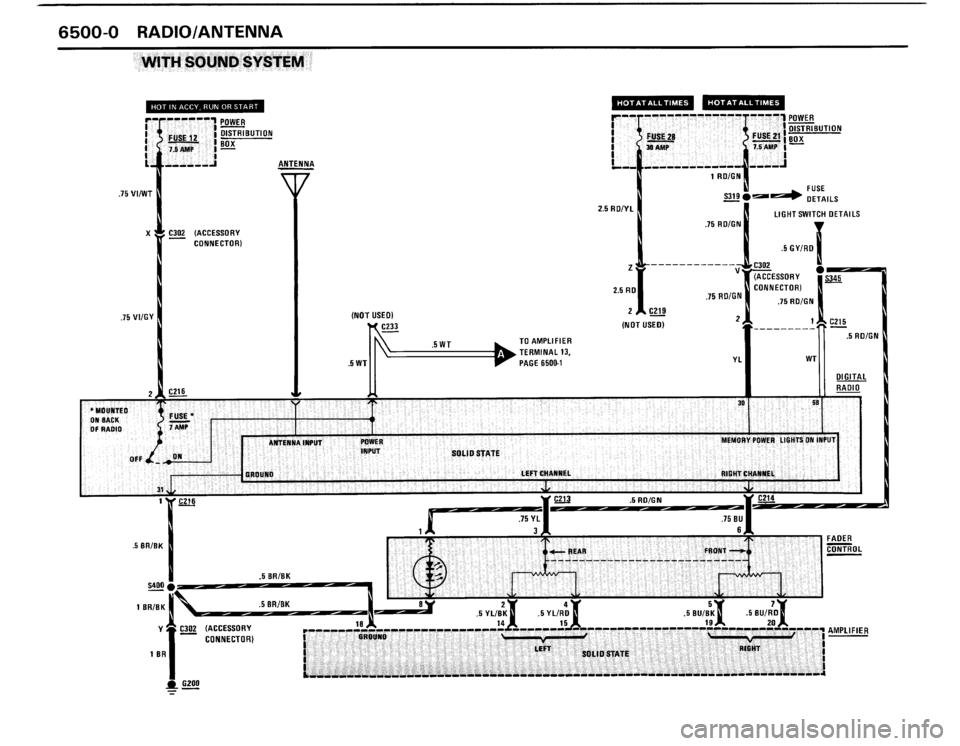 BMW M3 1988 E30 Electrical Troubleshooting Manual 