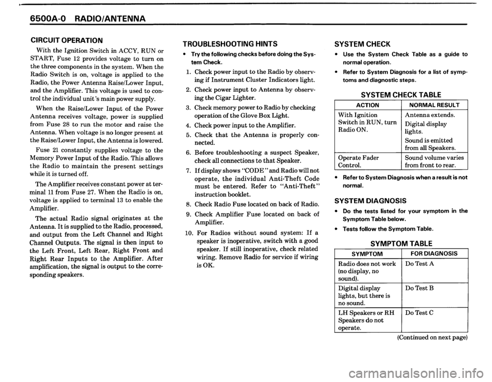 BMW 325i 1989 E30 Electrical Troubleshooting Manual 