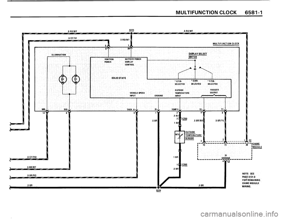BMW 325i 1989 E30 Electrical Troubleshooting Manual 