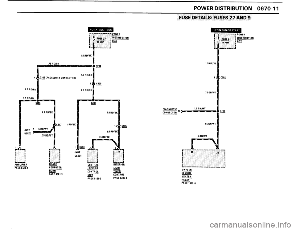 BMW 325i 1989 E30 Electrical Troubleshooting Manual 