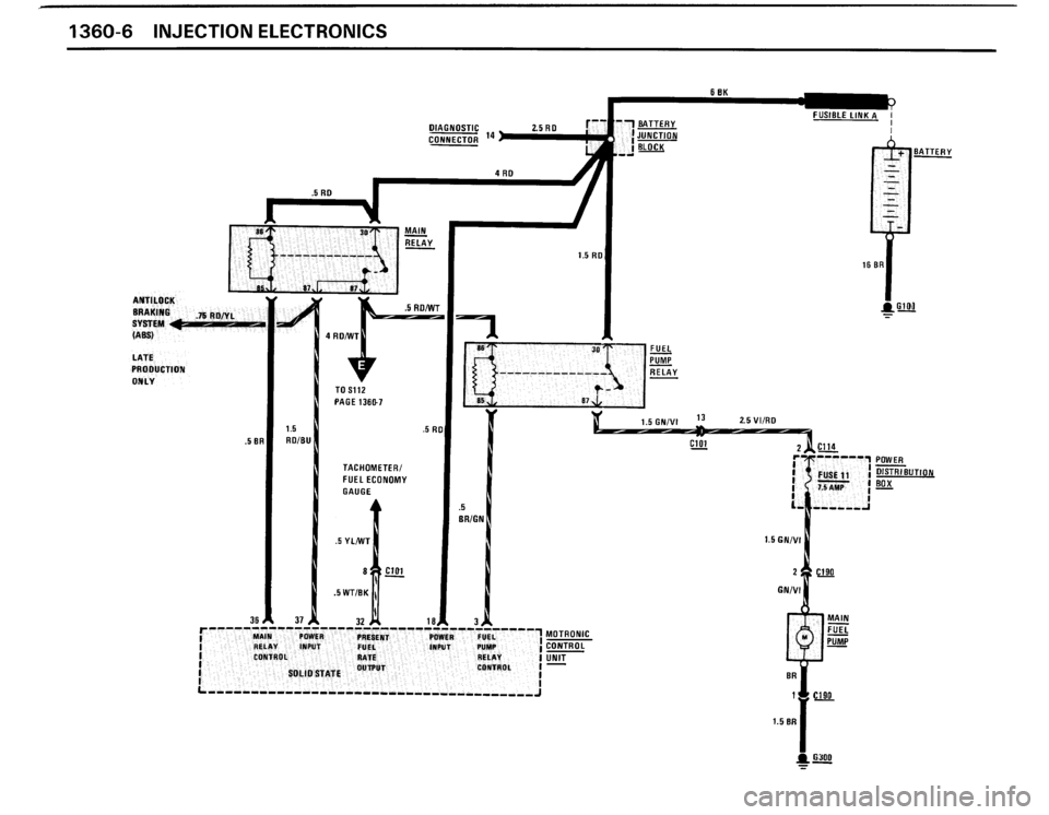 BMW 325i 1989 E30 Electrical Troubleshooting Manual 