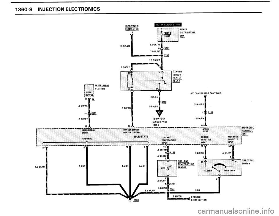 BMW 325i 1989 E30 Electrical Troubleshooting Manual 