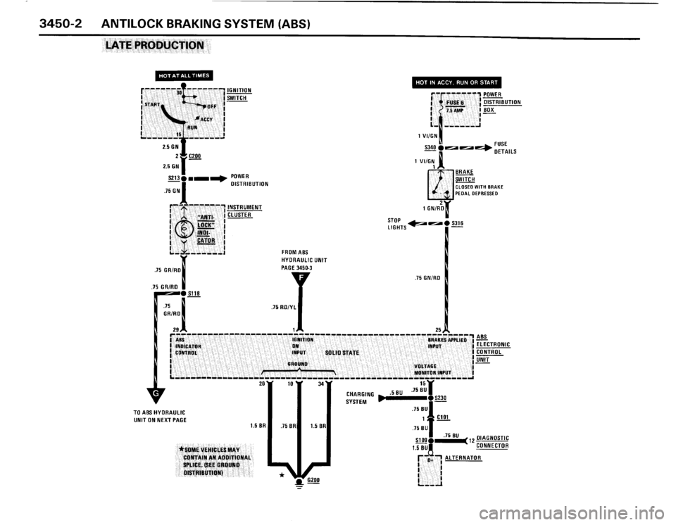 BMW 325i 1989 E30 Electrical Troubleshooting Manual 