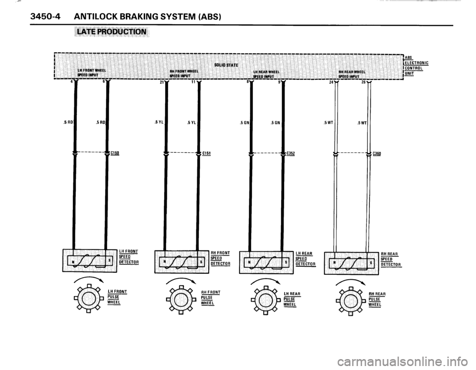 BMW 325i 1989 E30 Electrical Troubleshooting Manual 