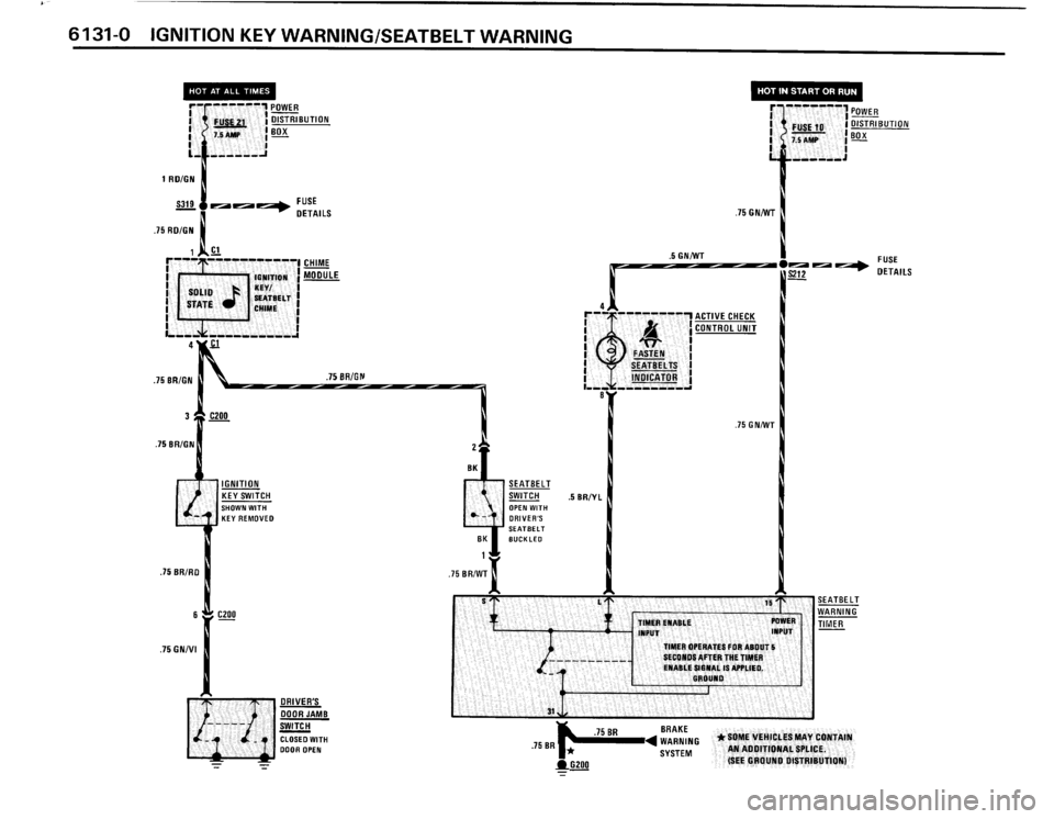 BMW 325i 1989 E30 Electrical Troubleshooting Manual 