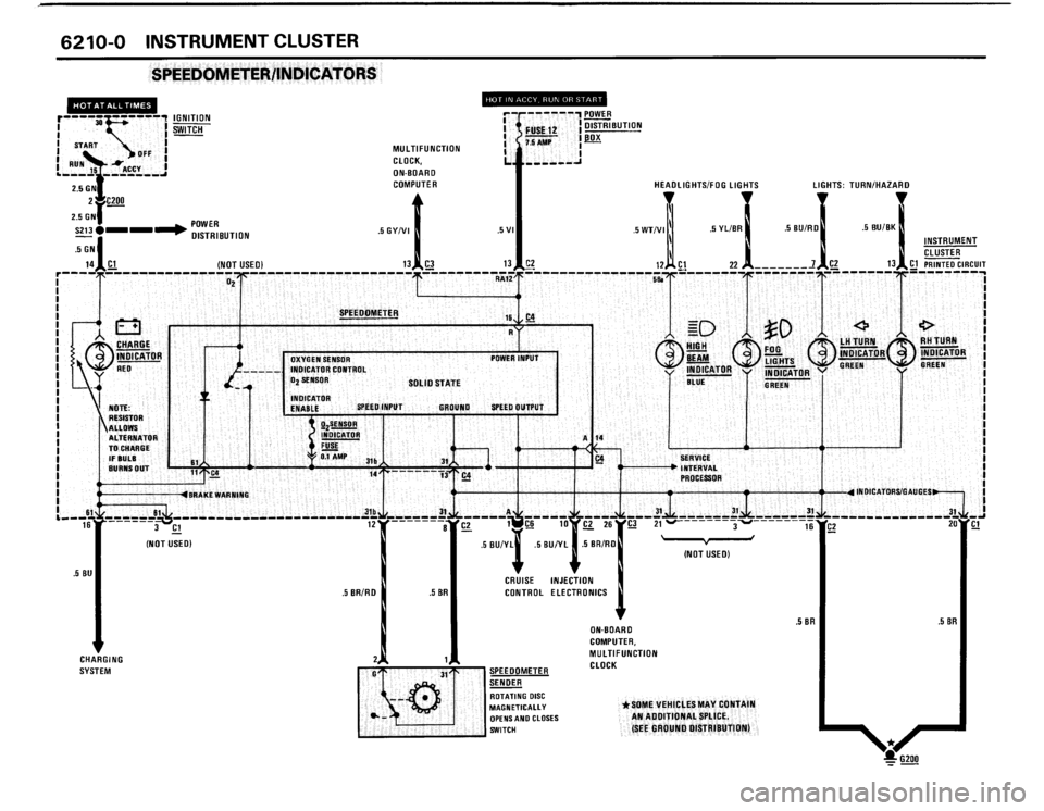 BMW 325i 1989 E30 Electrical Troubleshooting Manual 