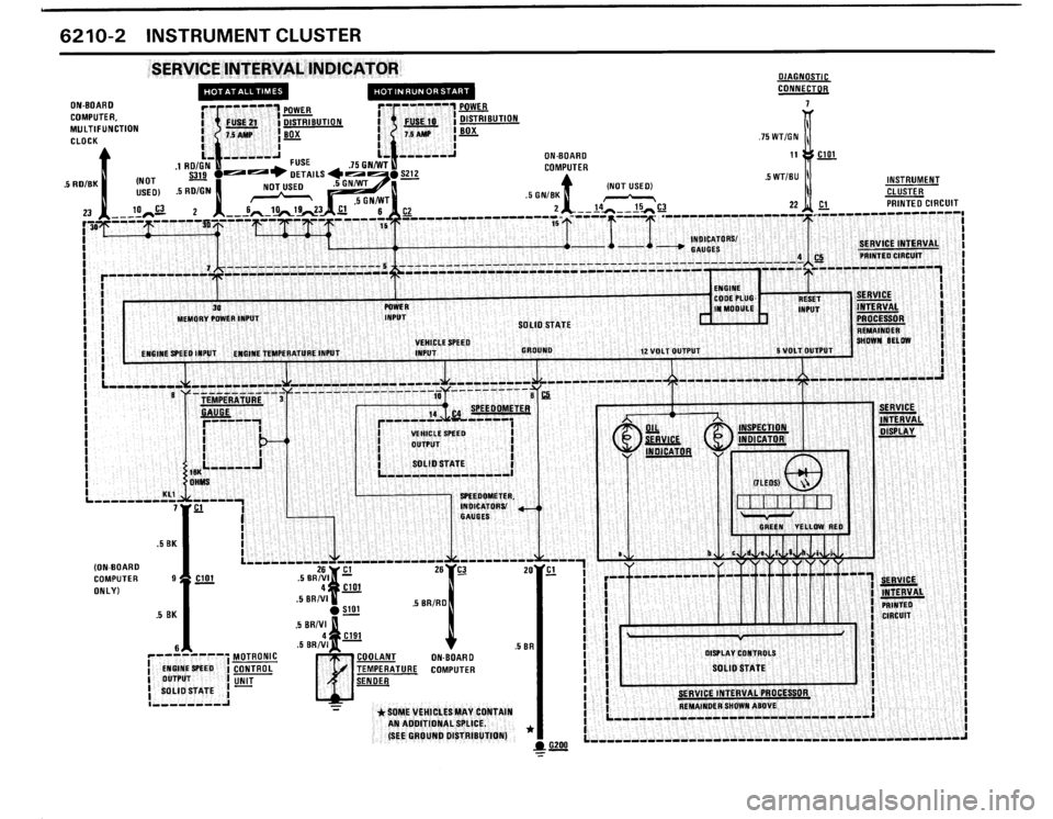 BMW 325i 1989 E30 Electrical Troubleshooting Manual 