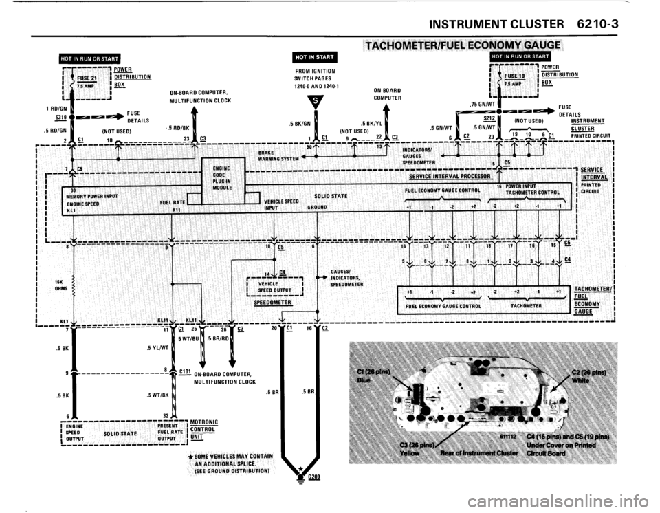 BMW 325i 1989 E30 Electrical Troubleshooting Manual 