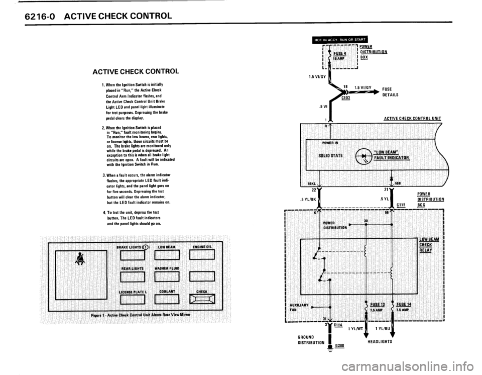 BMW 325i 1989 E30 Electrical Troubleshooting Manual 