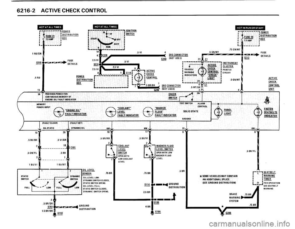 BMW 325i 1989 E30 Electrical Troubleshooting Manual 