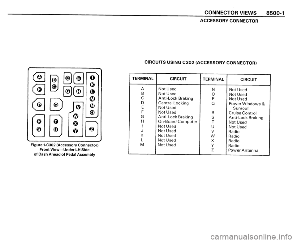 BMW 325i CONVERTIBLE 1989 E30 Electrical Troubleshooting Manual 