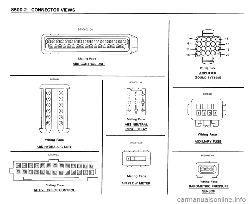 BMW 325i CONVERTIBLE 1989 E30 Electrical Troubleshooting Manual 