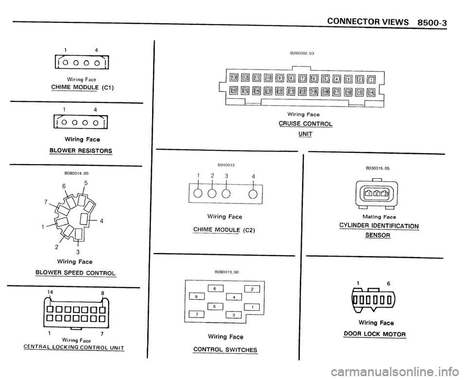 BMW 325i CONVERTIBLE 1989 E30 Electrical Troubleshooting Manual 