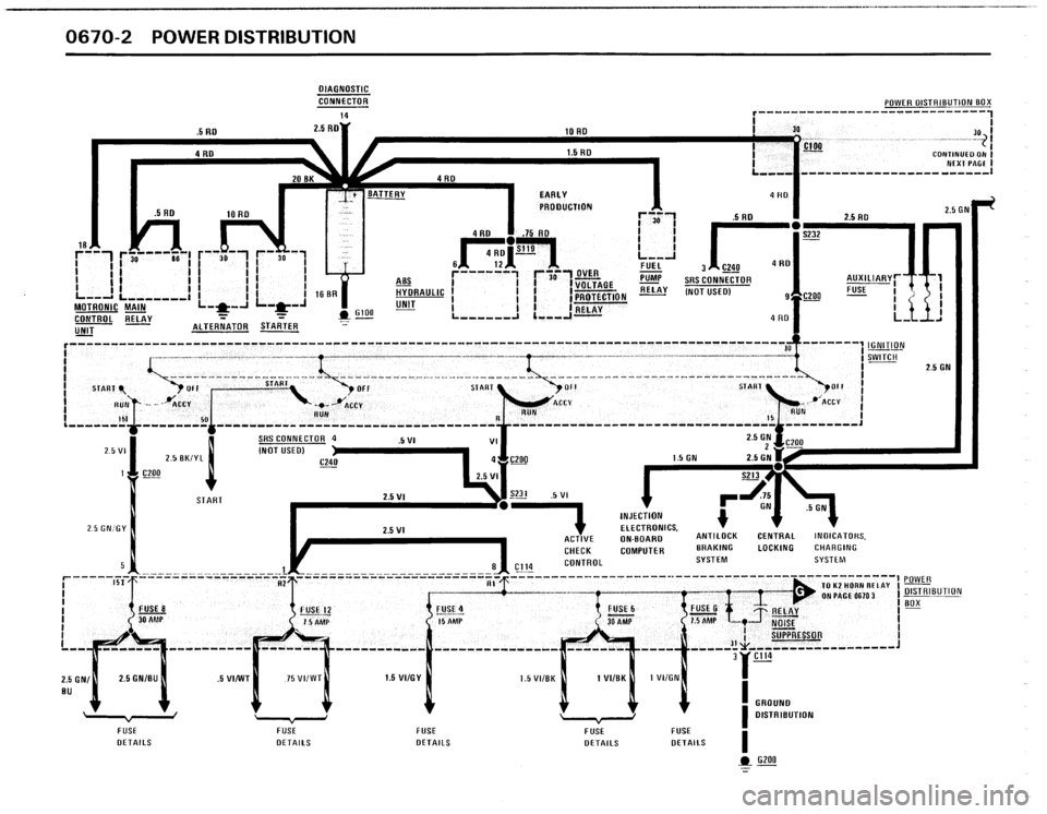 BMW 325i CONVERTIBLE 1989 E30 Electrical Troubleshooting Manual 