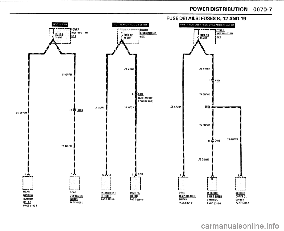 BMW 325i CONVERTIBLE 1989 E30 Electrical Troubleshooting Manual 