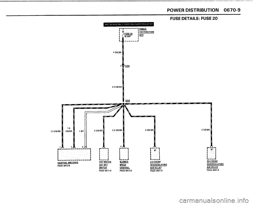 BMW 325i CONVERTIBLE 1989 E30 Electrical Troubleshooting Manual 