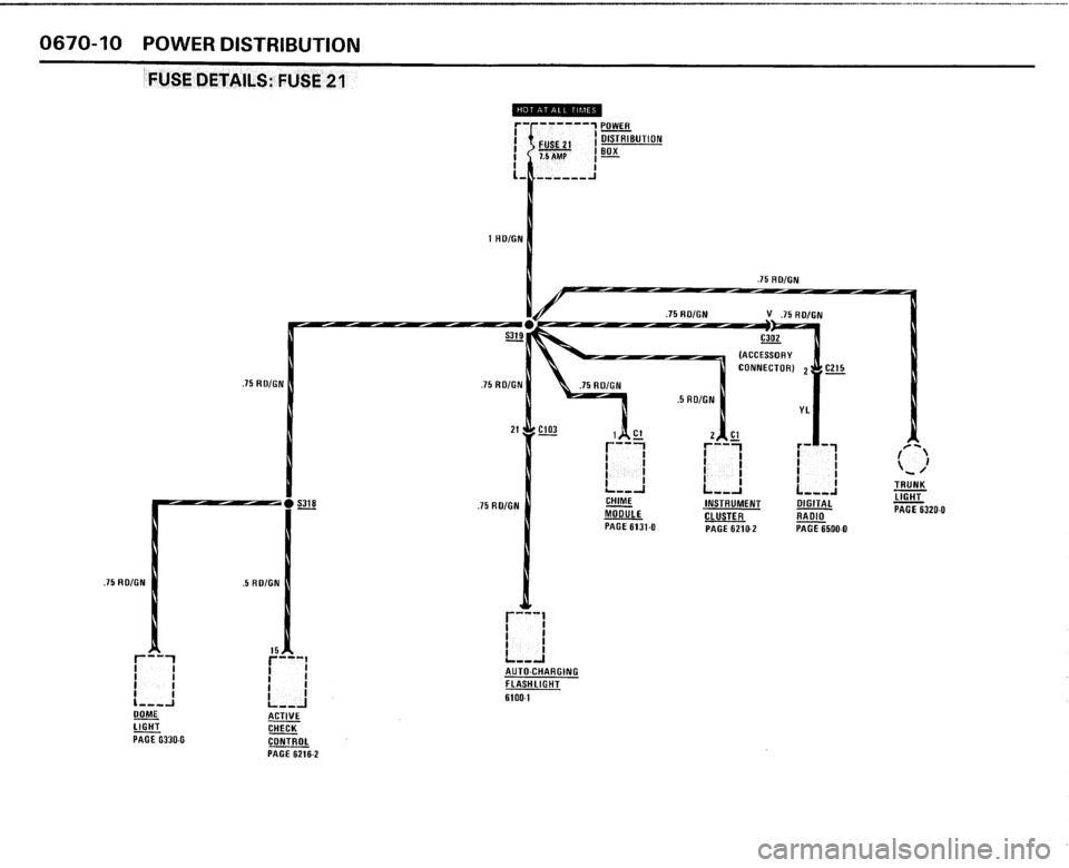 BMW 325i CONVERTIBLE 1989 E30 Electrical Troubleshooting Manual 