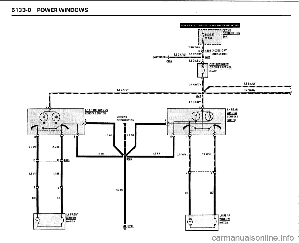 BMW 325i CONVERTIBLE 1989 E30 Electrical Troubleshooting Manual BMW 325i CONVERTIBLE 1989 E30 Electrical Troubleshooting Manual