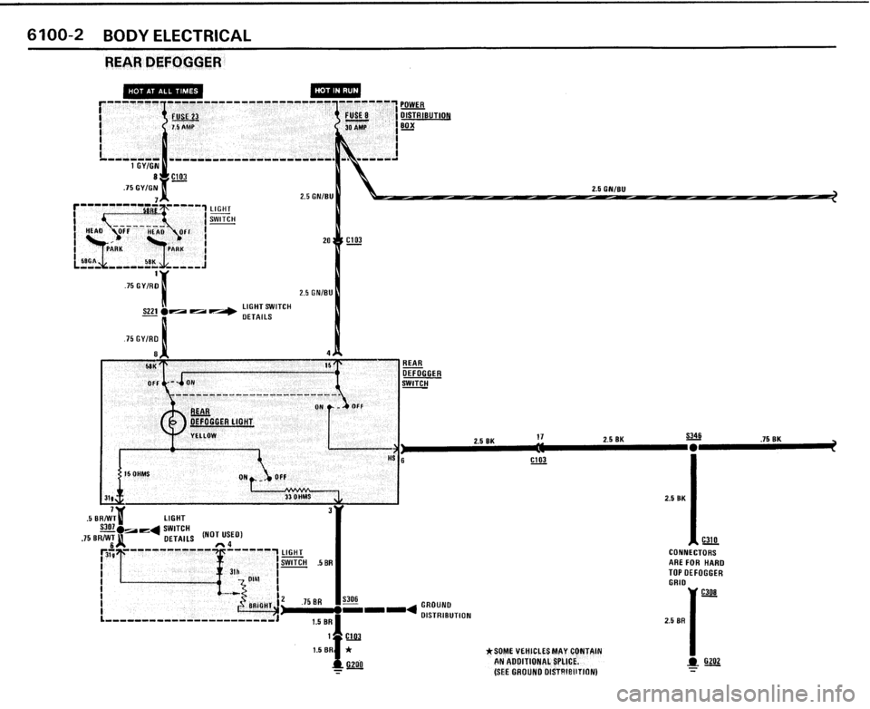 BMW 325i CONVERTIBLE 1989 E30 Electrical Troubleshooting Manual BMW 325i CONVERTIBLE 1989 E30 Electrical Troubleshooting Manual