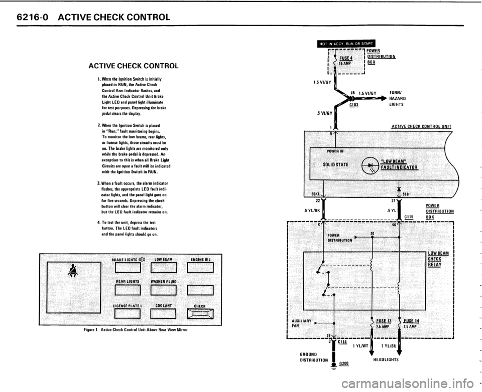 BMW 325i CONVERTIBLE 1989 E30 Electrical Troubleshooting Manual 