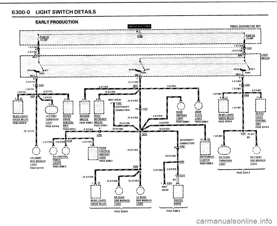 BMW 325i CONVERTIBLE 1989 E30 Electrical Troubleshooting Manual 