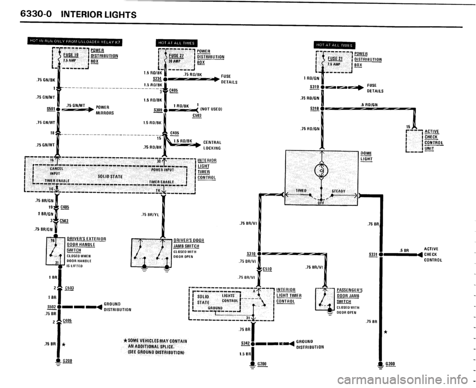 BMW 325i CONVERTIBLE 1989 E30 Electrical Troubleshooting Manual BMW 325i CONVERTIBLE 1989 E30 Electrical Troubleshooting Manual