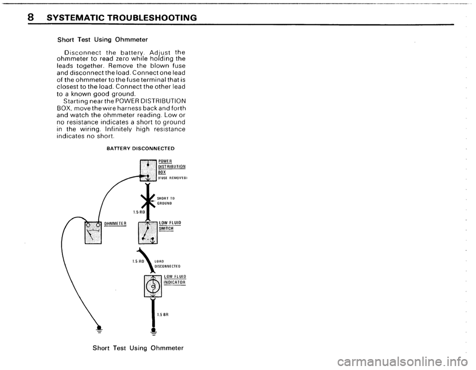 BMW 325i CONVERTIBLE 1989 E30 Electrical Troubleshooting Manual BMW 325i CONVERTIBLE 1989 E30 Electrical Troubleshooting Manual
