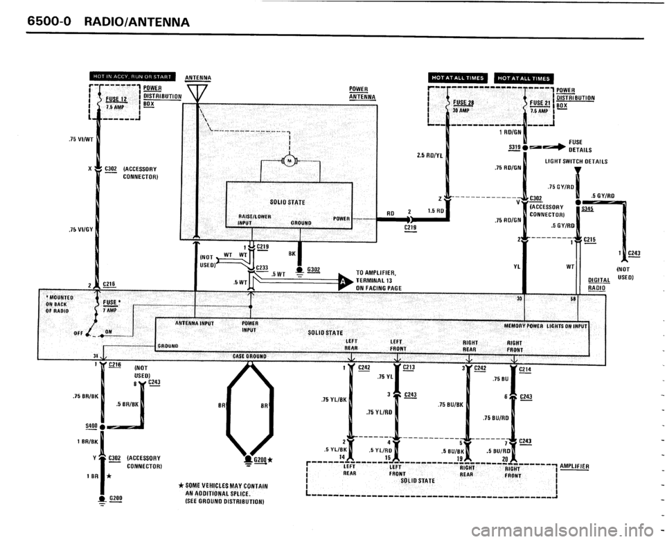 BMW 325i CONVERTIBLE 1989 E30 Electrical Troubleshooting Manual BMW 325i CONVERTIBLE 1989 E30 Electrical Troubleshooting Manual