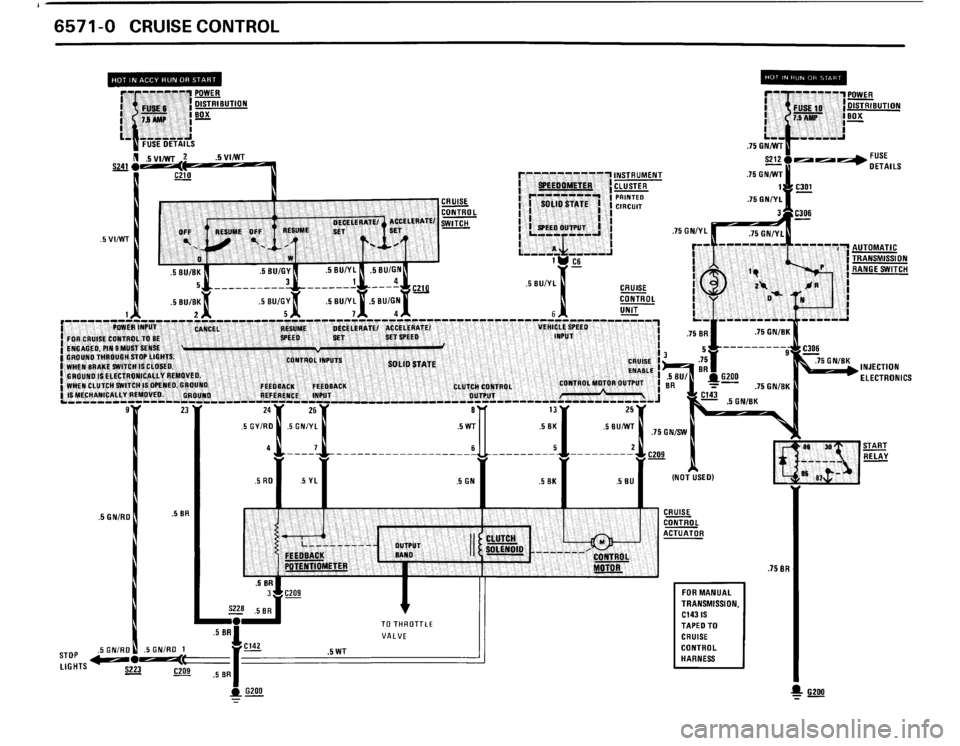 BMW 325ix 1989 E30 Electrical Troubleshooting Manual 