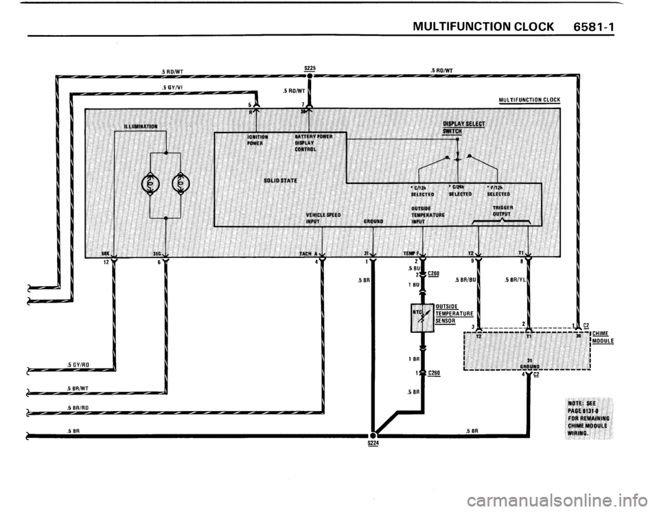 BMW 325ix 1989 E30 Electrical Troubleshooting Manual 