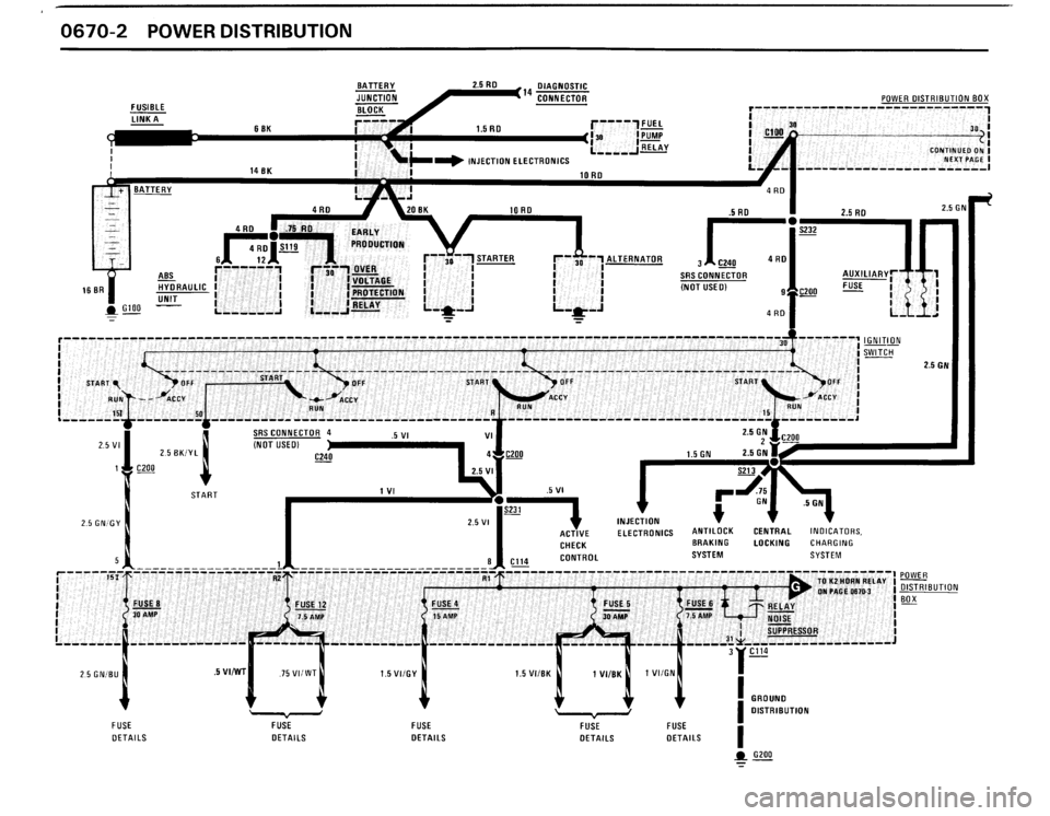 BMW 325ix 1989 E30 Electrical Troubleshooting Manual 