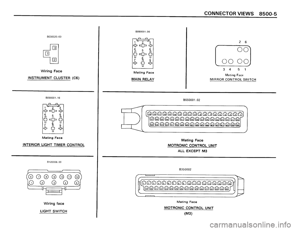 BMW 325ix 1989 E30 Electrical Troubleshooting Manual 