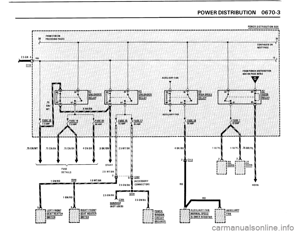 BMW 325ix 1989 E30 Electrical Troubleshooting Manual 