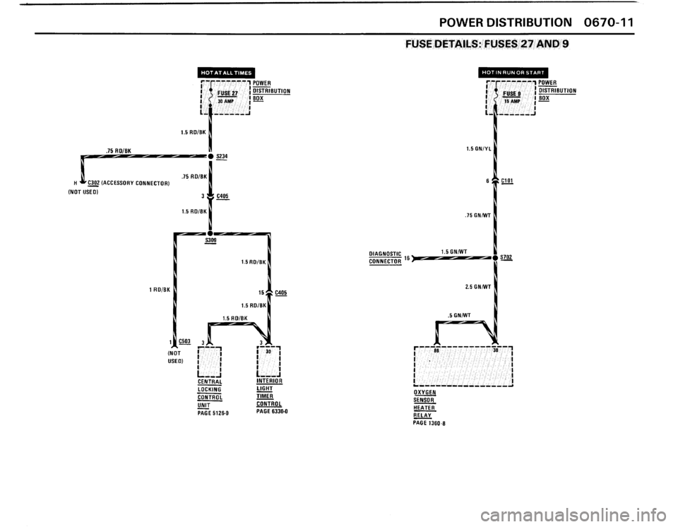 BMW 325ix 1989 E30 Electrical Troubleshooting Manual 