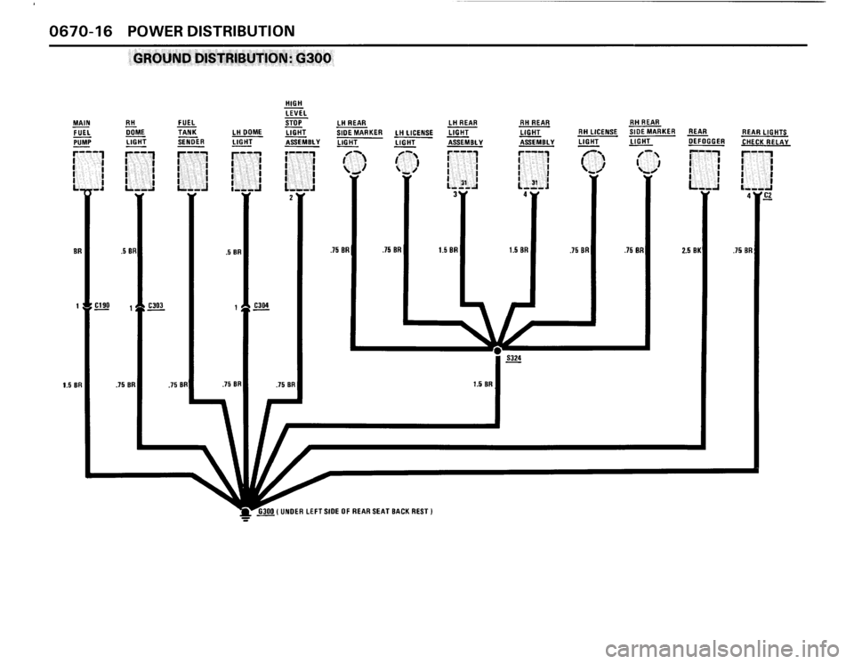 BMW 325ix 1989 E30 Electrical Troubleshooting Manual 