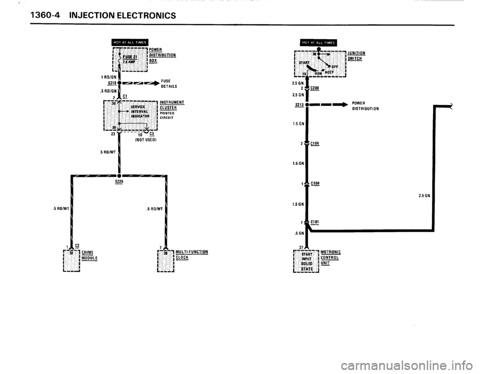 BMW 325ix 1989 E30 Electrical Troubleshooting Manual 