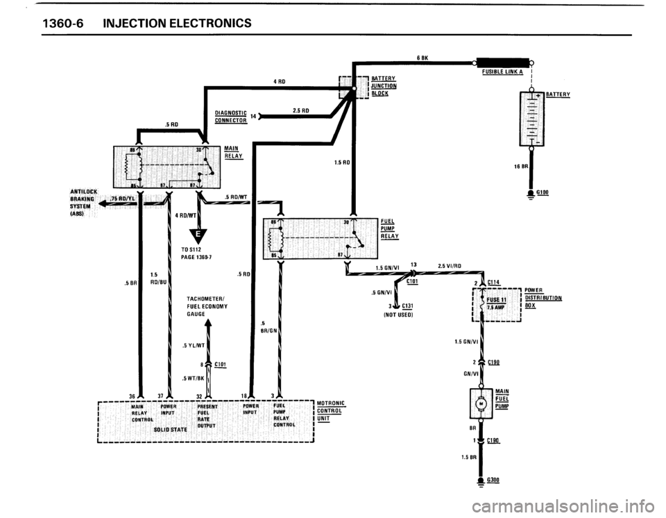 BMW 325ix 1989 E30 Electrical Troubleshooting Manual 