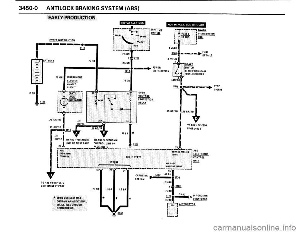 BMW 325ix 1989 E30 Electrical Troubleshooting Manual 