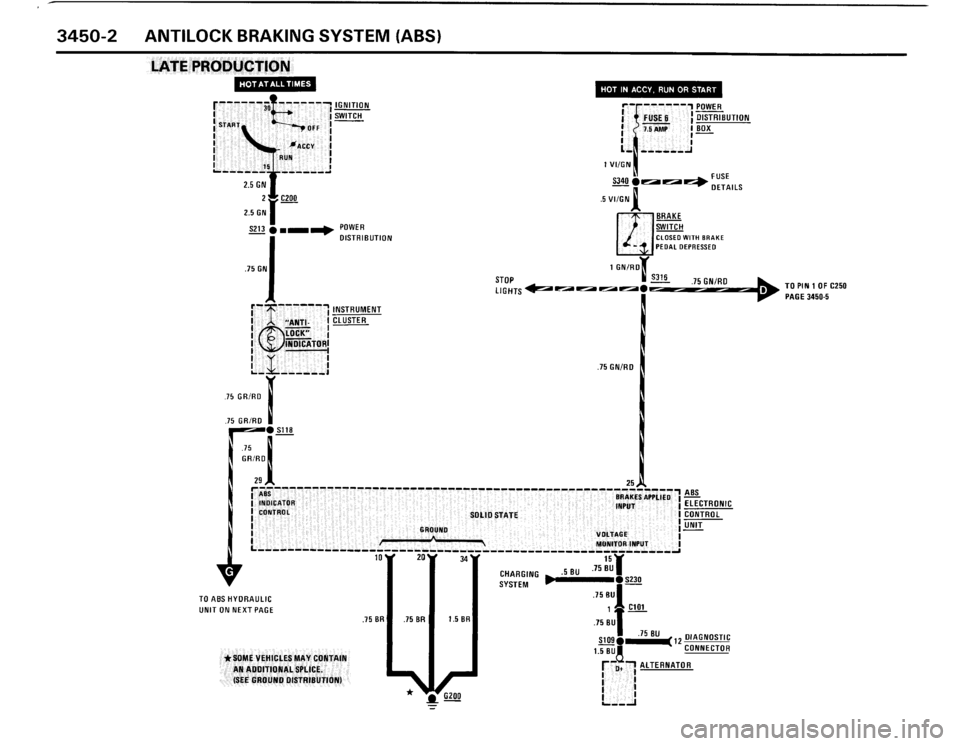 BMW 325ix 1989 E30 Electrical Troubleshooting Manual 