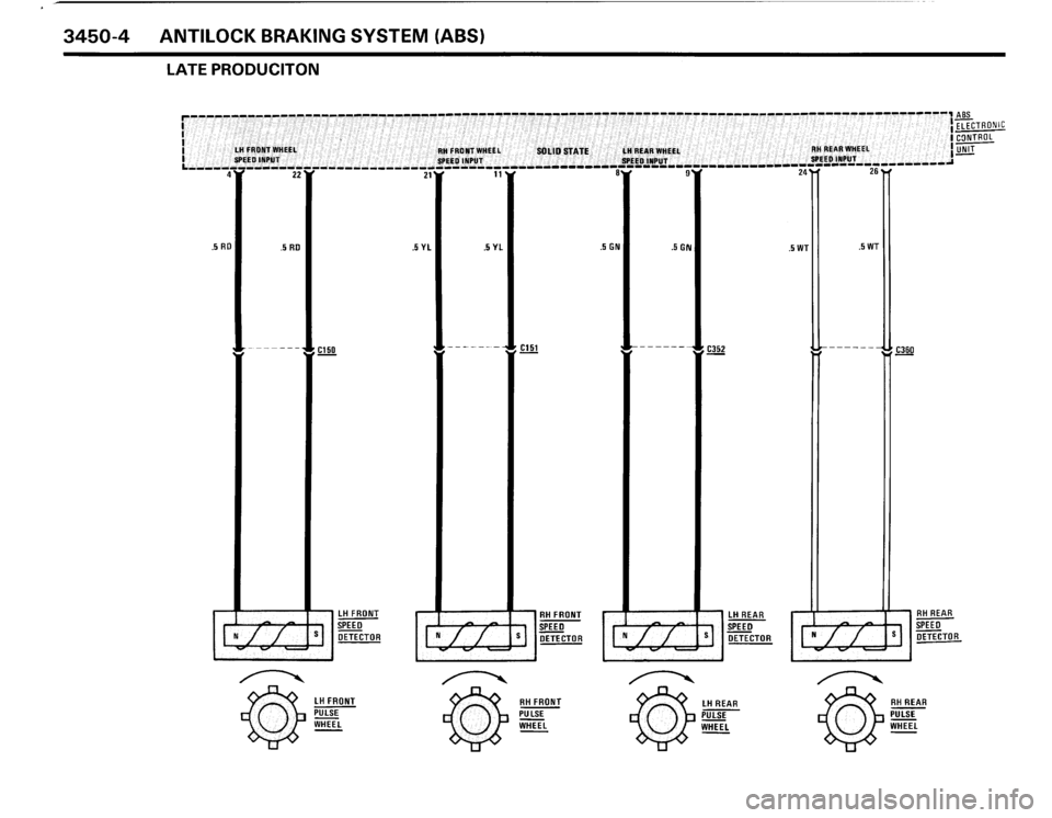 BMW 325ix 1989 E30 Electrical Troubleshooting Manual 