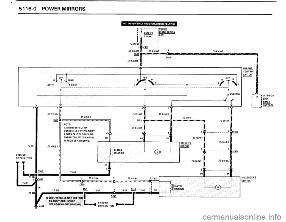 BMW 325ix 1989 E30 Electrical Troubleshooting Manual 