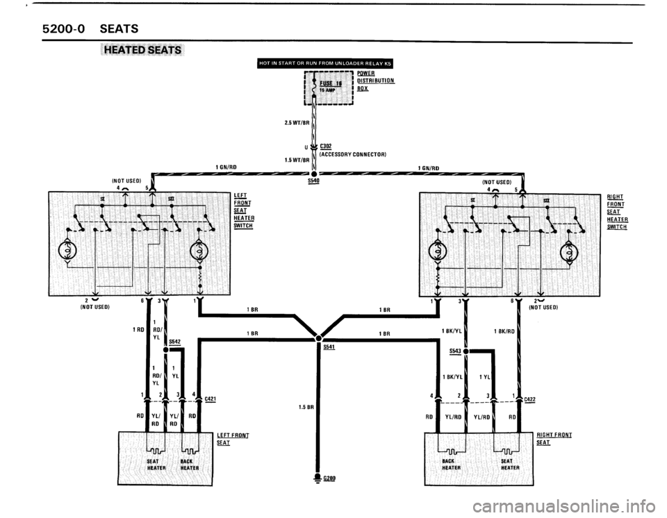 BMW 325ix 1989 E30 Electrical Troubleshooting Manual 